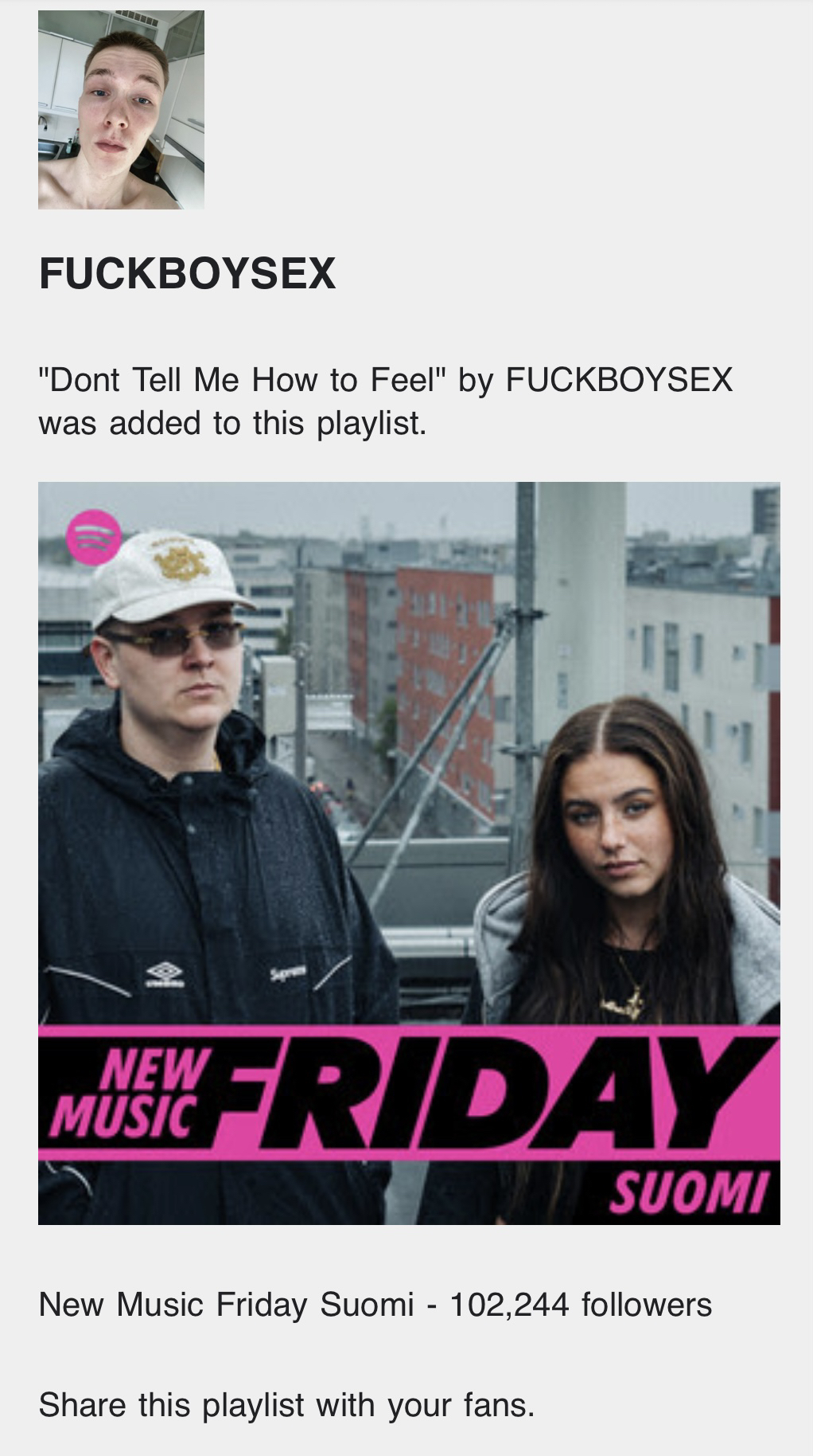 Playlist feature 1