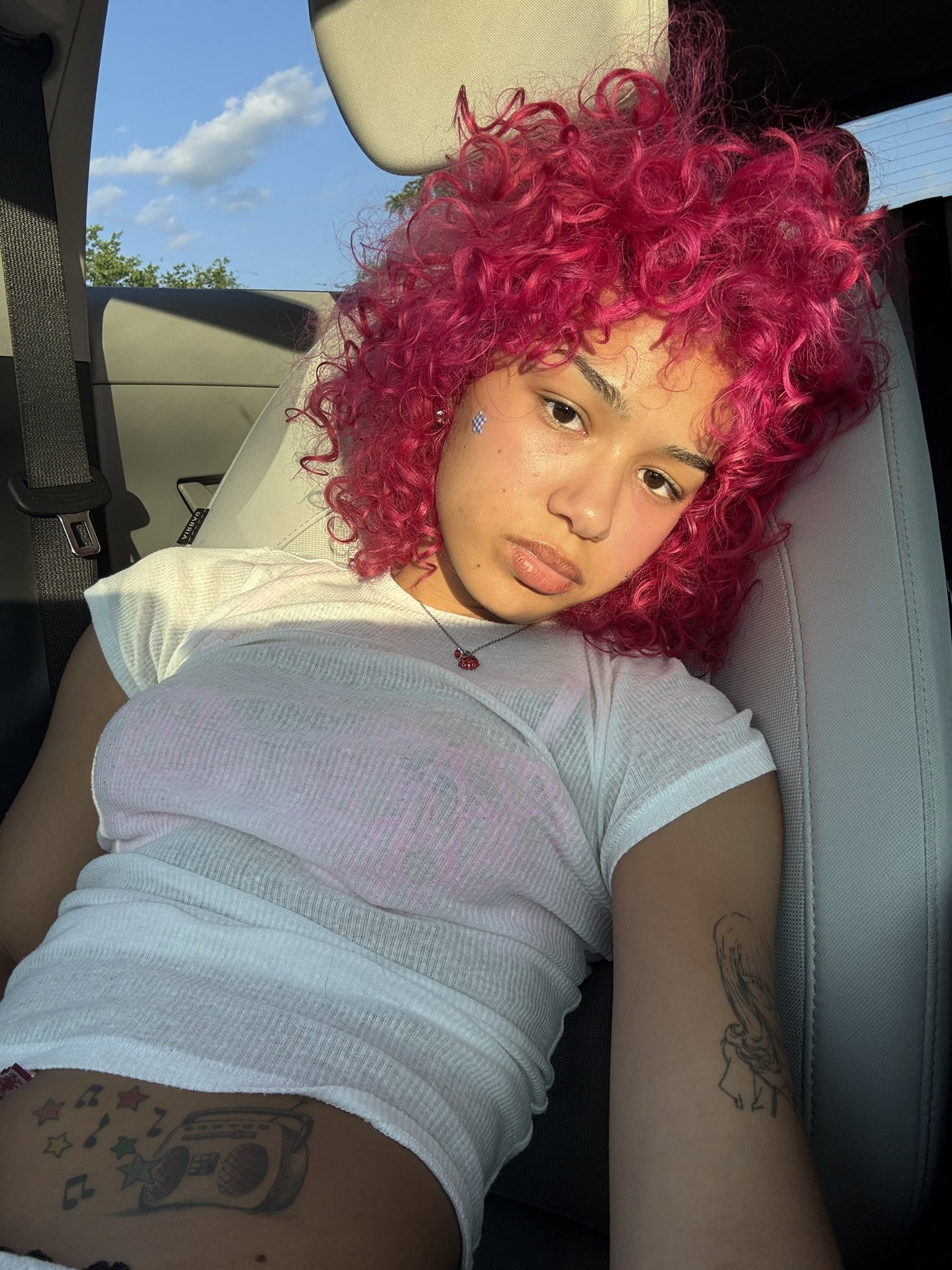 Dream girl glowing photo